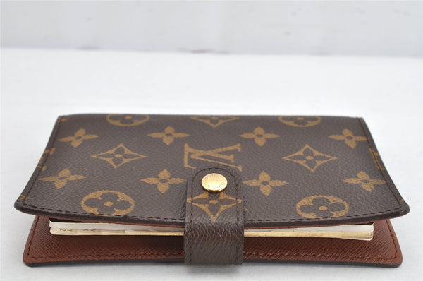 Authentic Louis Vuitton Monogram Agenda PM Notebook Cover R20005 LV 1440K