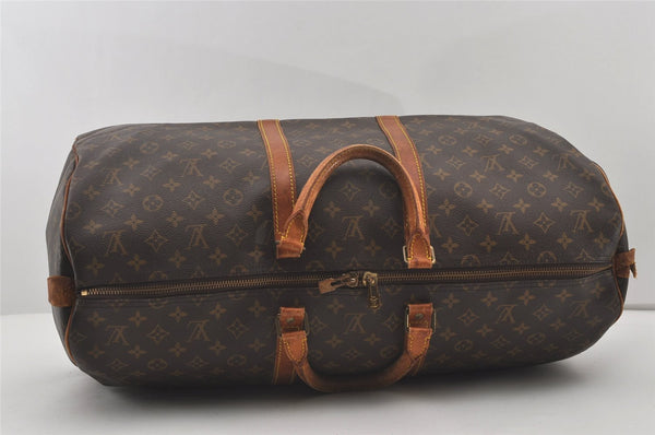 Authentic Louis Vuitton Monogram Keepall 55 Travel Boston Bag M41424 LV 1441J