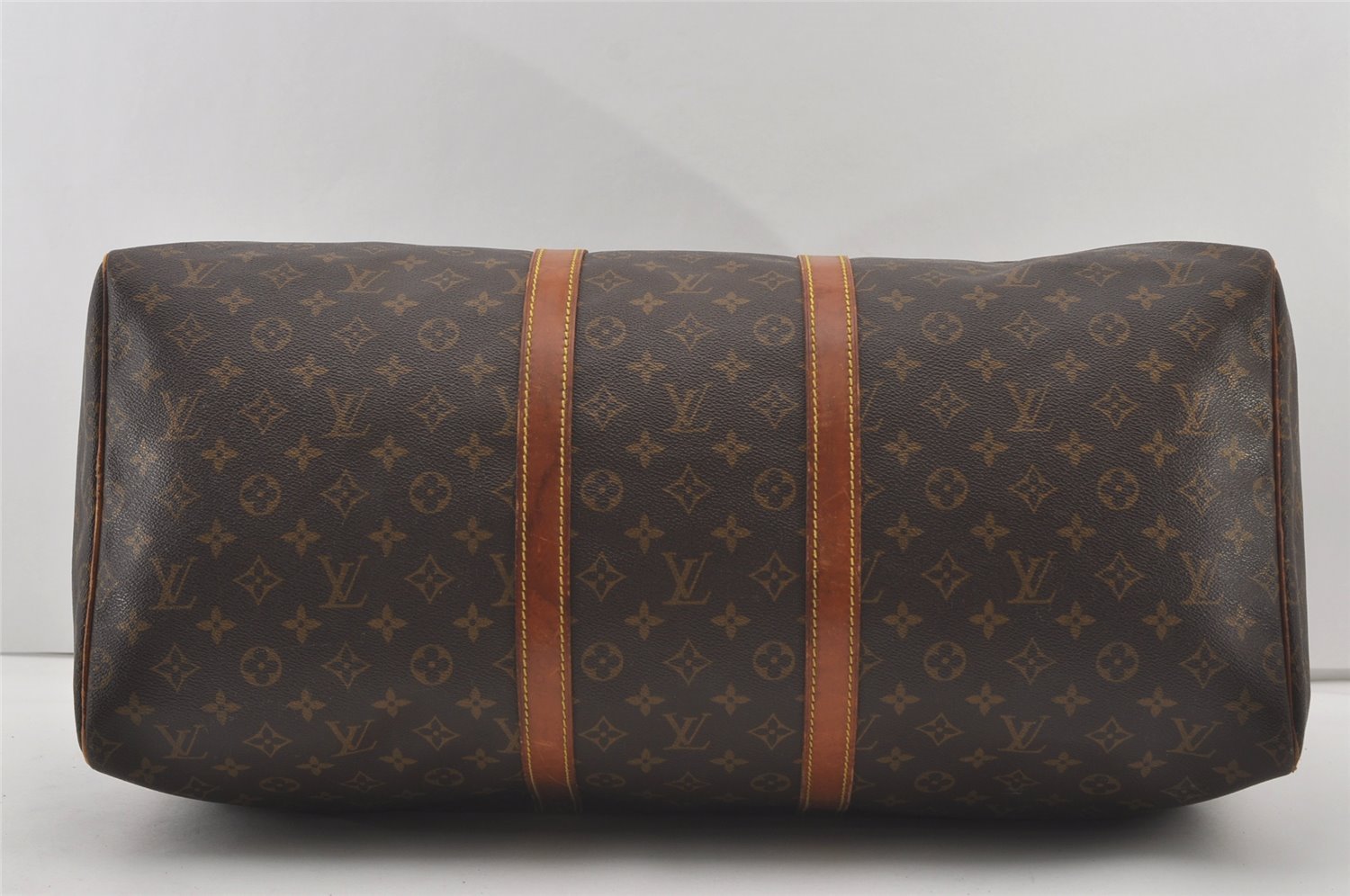 Authentic Louis Vuitton Monogram Keepall 55 Travel Boston Bag M41424 LV 1441J