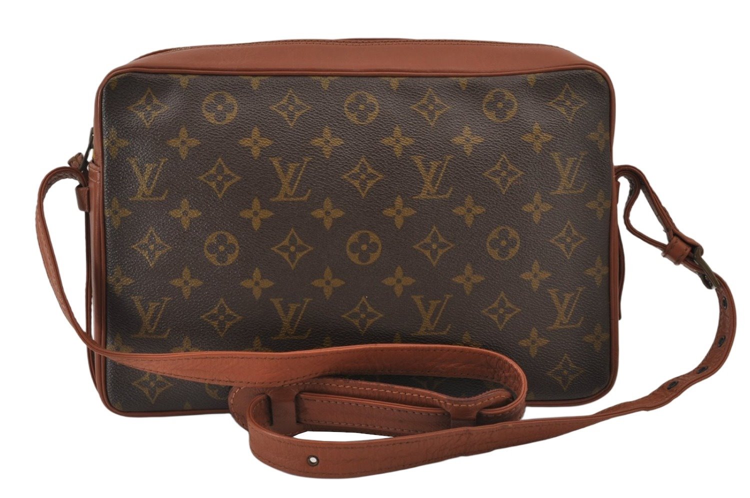 Authentic Louis Vuitton Monogram Sac Bandouliere 30 Shoulder Bag Old Model 1441K