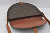 Authentic Louis Vuitton Monogram Chantilly GM Shoulder Cross Bag M51232 LV 1442I