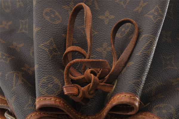 Authentic Louis Vuitton Monogram Noe Shoulder Drawstring Bag M42224 LV 1444I
