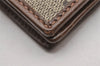 Authentic GUCCI Horsebit Bifold Wallet GG PVC Leather 621887 Brown Junk 1445J