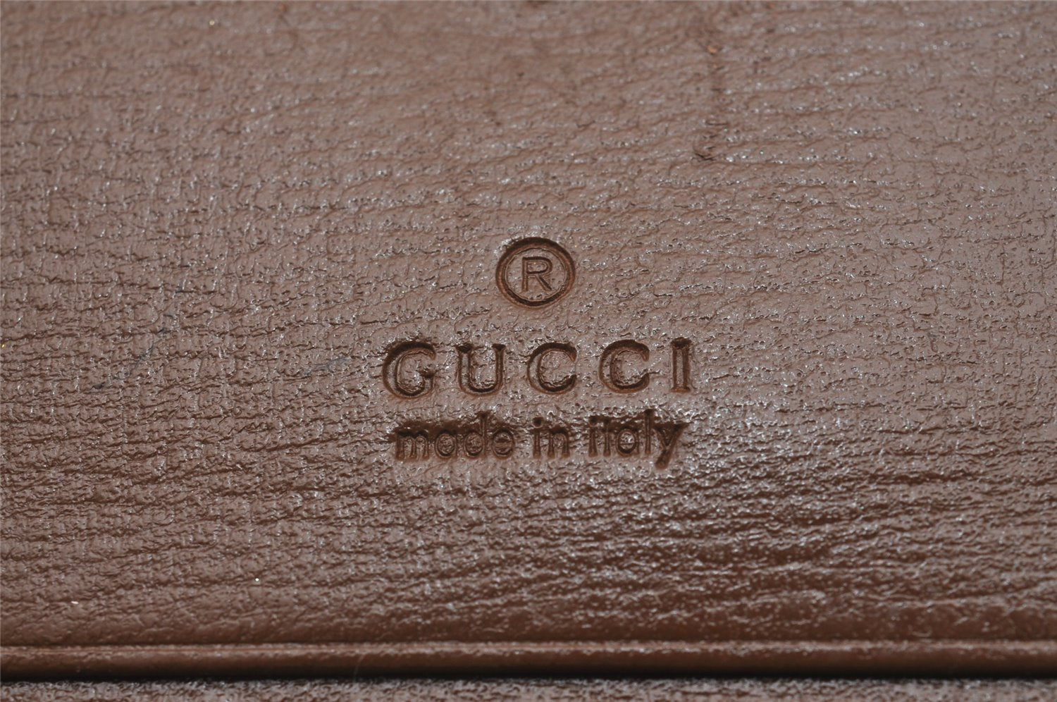 Authentic GUCCI Horsebit Bifold Wallet GG PVC Leather 621887 Brown Junk 1445J