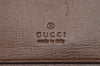 Authentic GUCCI Horsebit Bifold Wallet GG PVC Leather 621887 Brown Junk 1445J