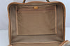 Authentic GUCCI Vintage Web Sherry Line Boston Hand Bag PVC Leather Beige 1445K