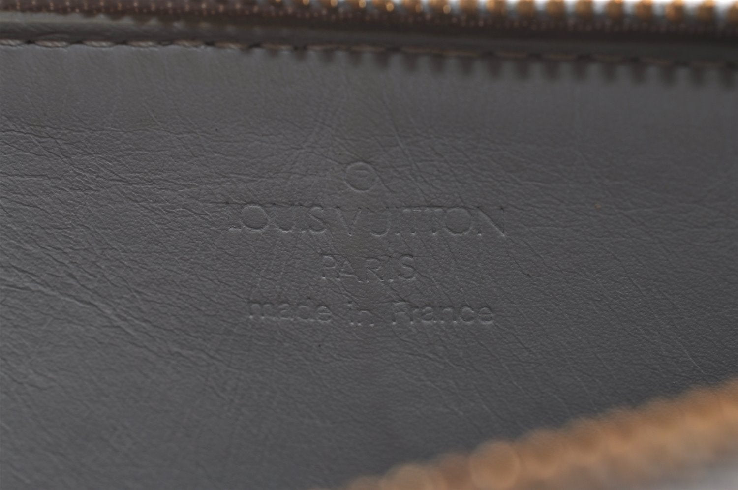 Authentic Louis Vuitton Vernis Lexington Hand Bag Pouch Yellow M91056 LV 1446I