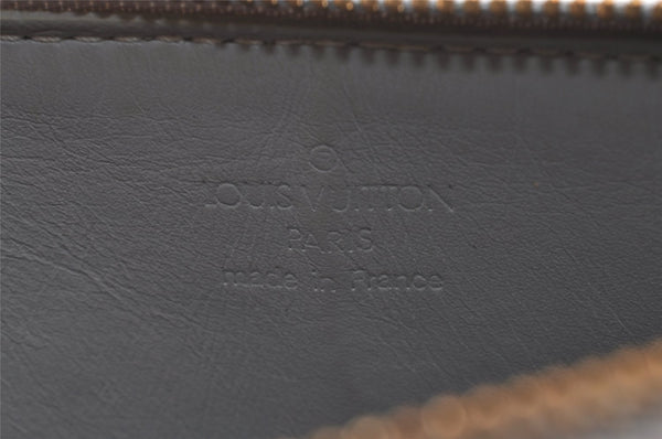 Authentic Louis Vuitton Vernis Lexington Hand Bag Pouch Yellow M91056 LV 1446I