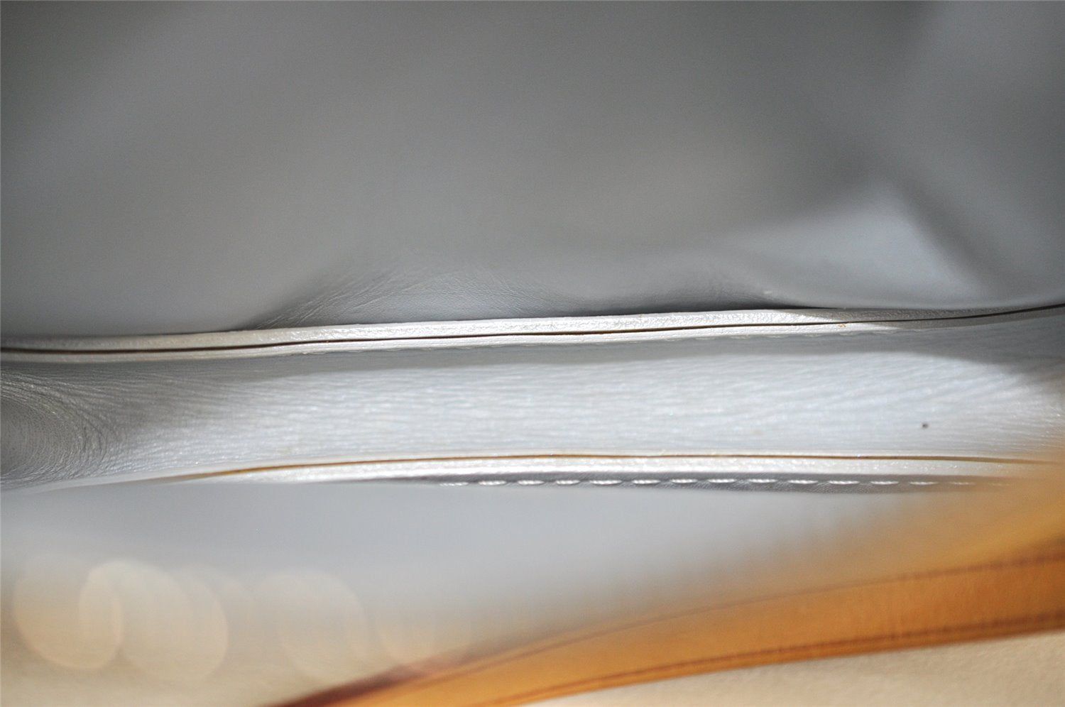 Authentic Louis Vuitton Vernis Lexington Hand Bag Pouch Yellow M91056 LV 1446I