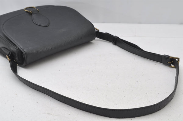 Auth Louis Vuitton Epi Saint Cloud GM Shoulder Cross Body Bag M52192 Black 1447J