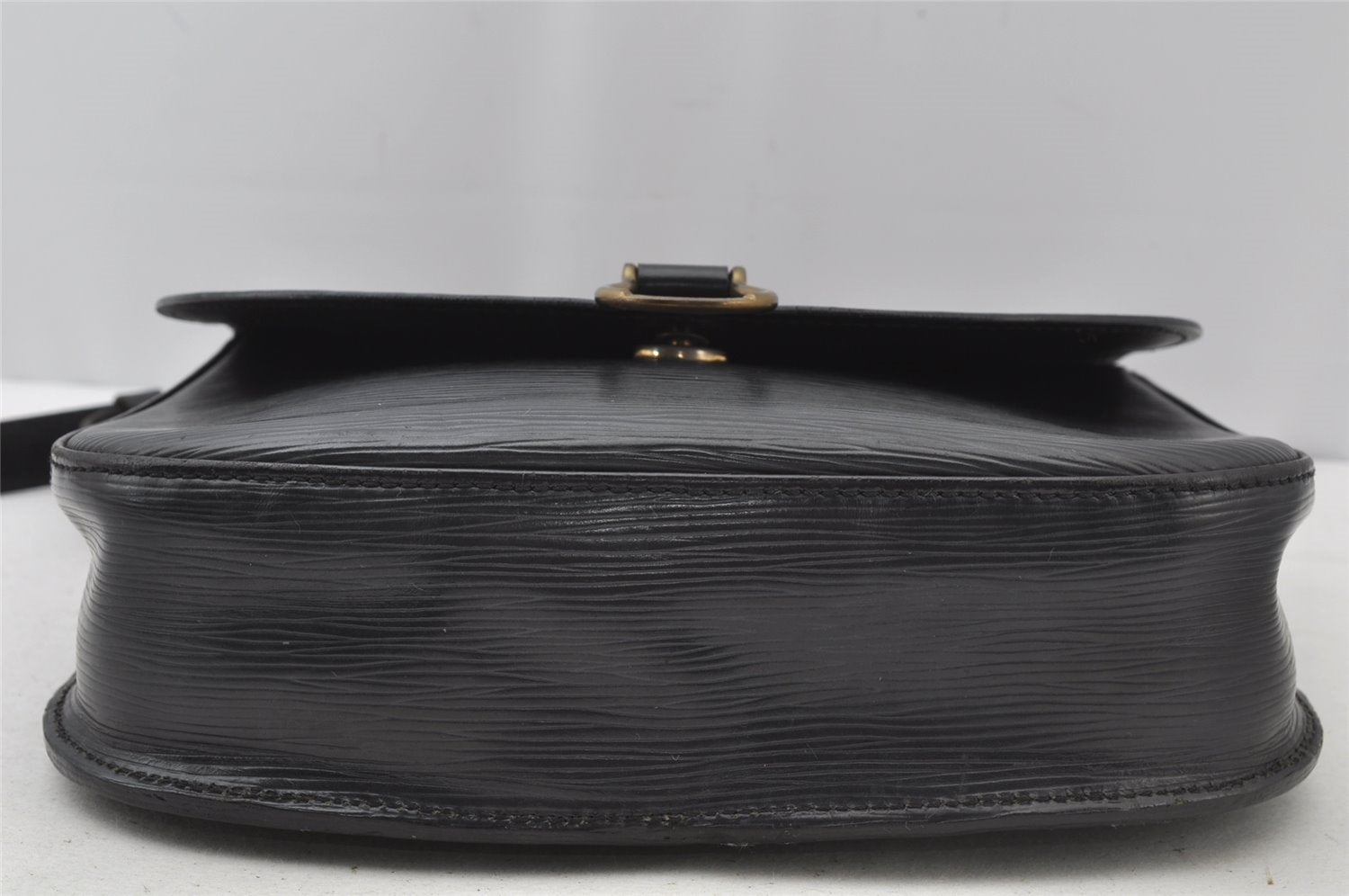 Auth Louis Vuitton Epi Saint Cloud GM Shoulder Cross Body Bag M52192 Black 1447J