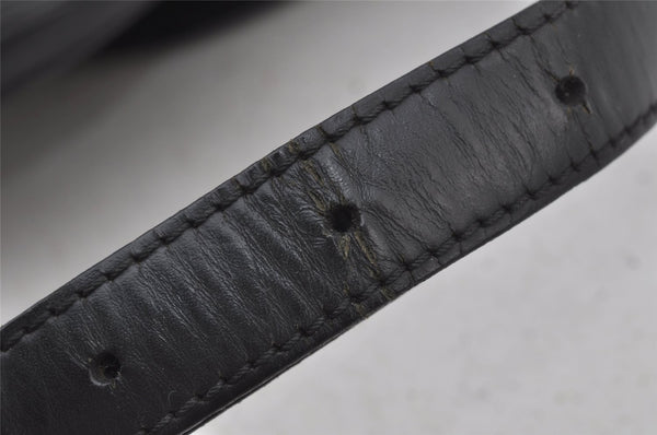 Auth Louis Vuitton Epi Saint Cloud GM Shoulder Cross Body Bag M52192 Black 1447J