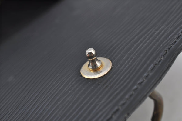 Auth Louis Vuitton Epi Saint Cloud GM Shoulder Cross Body Bag M52192 Black 1447J