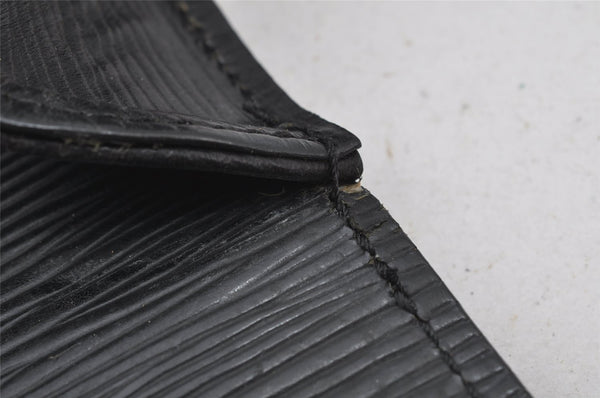 Auth Louis Vuitton Epi Saint Cloud GM Shoulder Cross Body Bag M52192 Black 1447J