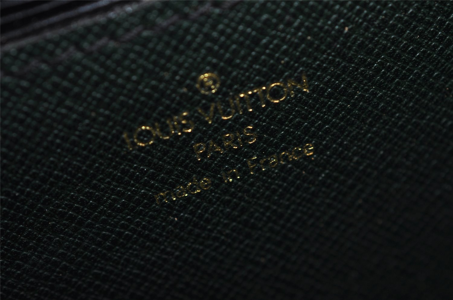 Auth Louis Vuitton Epi Porte Documents Bandouliere Briefcase M54462 Black 1448I