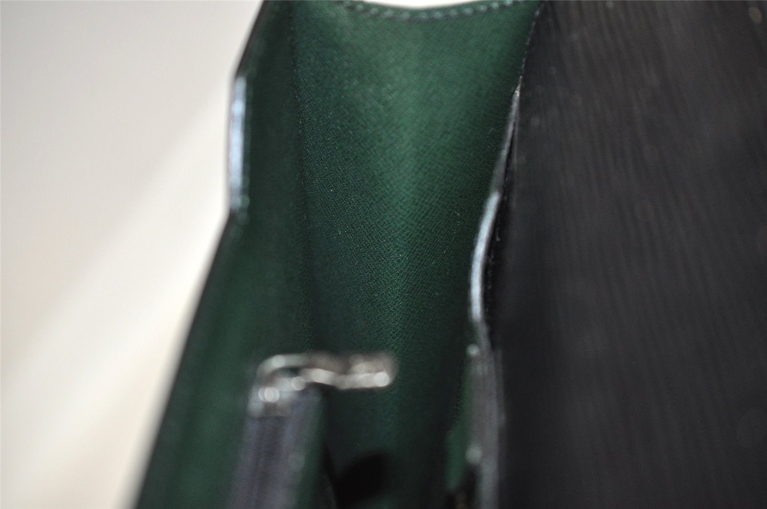 Auth Louis Vuitton Epi Porte Documents Bandouliere Briefcase M54462 Black 1448I