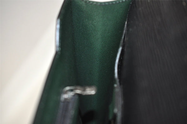 Auth Louis Vuitton Epi Porte Documents Bandouliere Briefcase M54462 Black 1448I