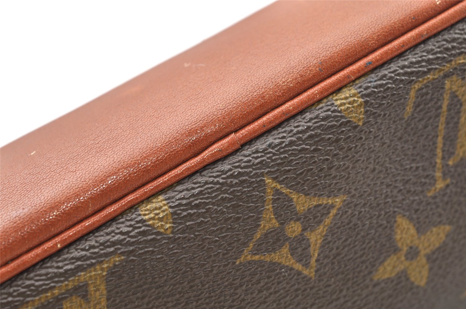 Auth Louis Vuitton Monogram Pochette Sport PM Clutch Hand Bag Old Model LV 1449I