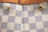Authentic Louis Vuitton Damier Azur Hampstead MM N51206 Shoulder Tote Bag 1450H