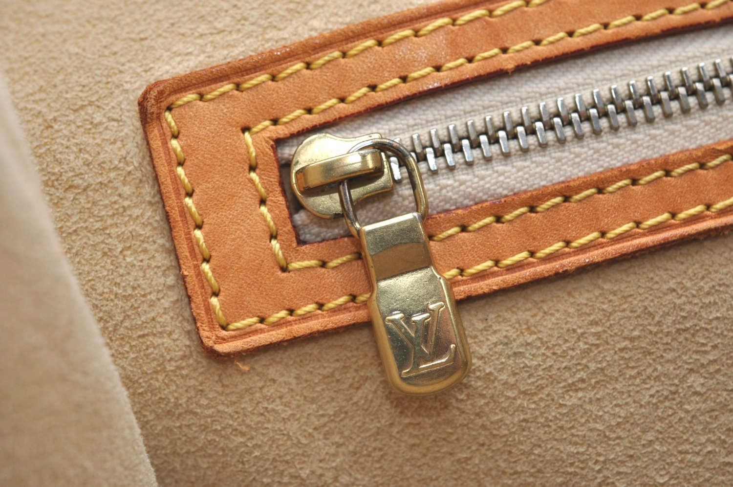 Authentic Louis Vuitton Damier Azur Hampstead MM N51206 Shoulder Tote Bag 1450H