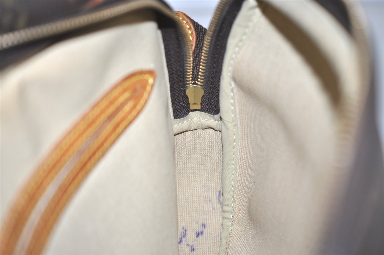 Authentic Louis Vuitton Monogram Reporter PM Shoulder Bag M45254 Junk 1450I