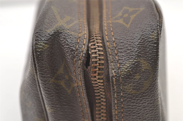 Auth Louis Vuitton Monogram Trousse Toilette 28 Clutch Bag M47522 Junk 1450K