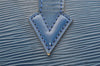 Authentic Louis Vuitton Epi Saint Jacques Hand Bag Blue M52275 LV 1451I