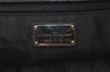 Authentic Salvatore Ferragamo Gancini Leather Shoulder Hand Bag Black 1451J