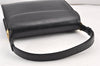 Authentic GUCCI Vintage Shoulder Hand Bag Purse Leather Black Junk 1451K
