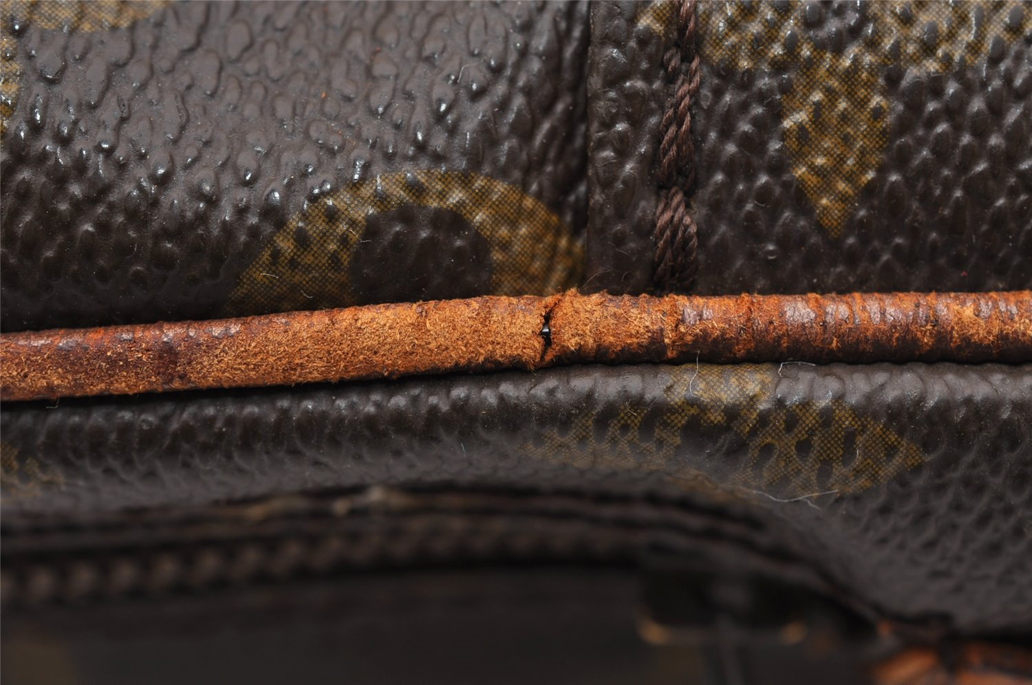 Authentic Louis Vuitton Monogram Danube Shoulder Cross Bag Old Model Junk 1452I