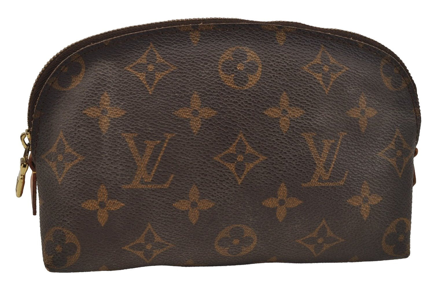 Authentic Louis Vuitton Monogram Pochette Cosmetic Pouch M47515 LV 1452J