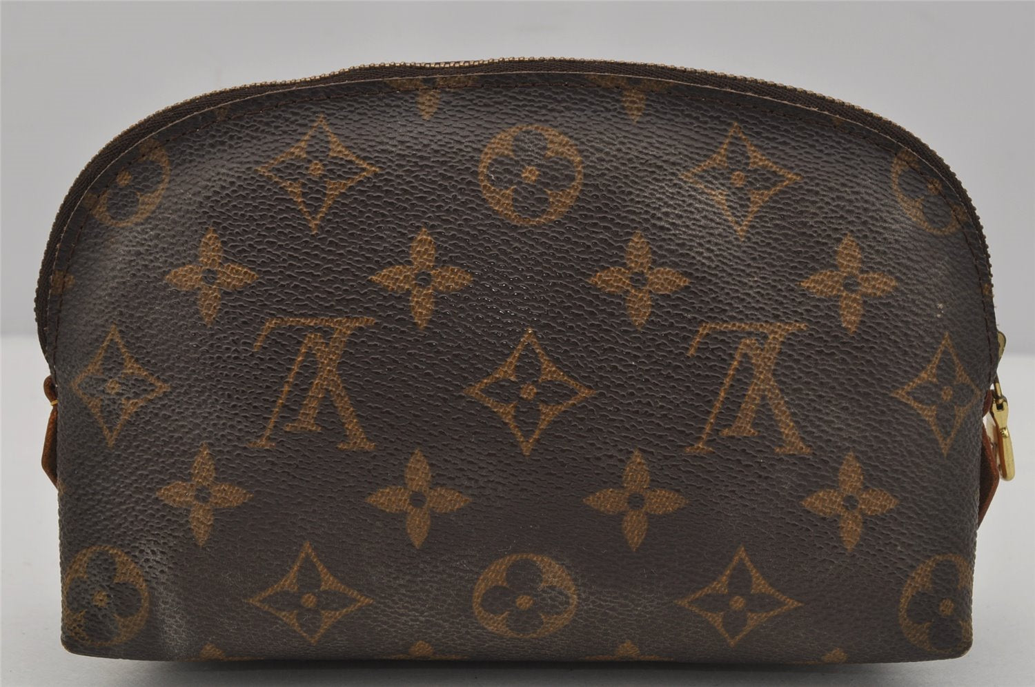 Authentic Louis Vuitton Monogram Pochette Cosmetic Pouch M47515 LV 1452J