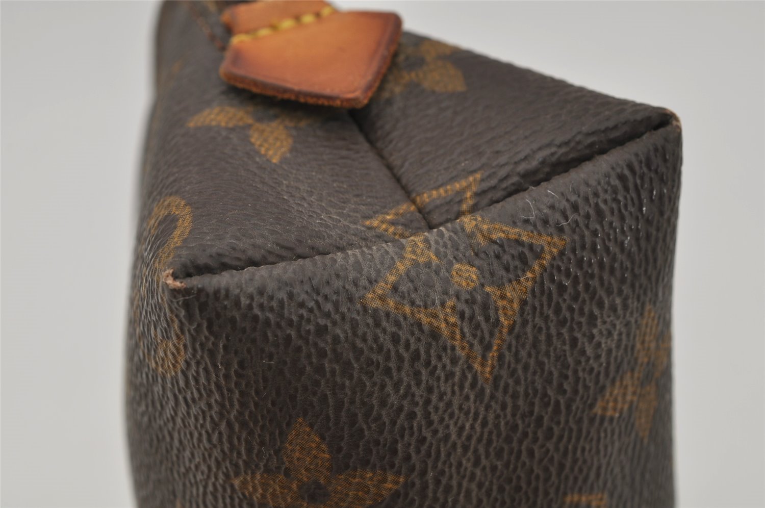 Authentic Louis Vuitton Monogram Pochette Cosmetic Pouch M47515 LV 1452J