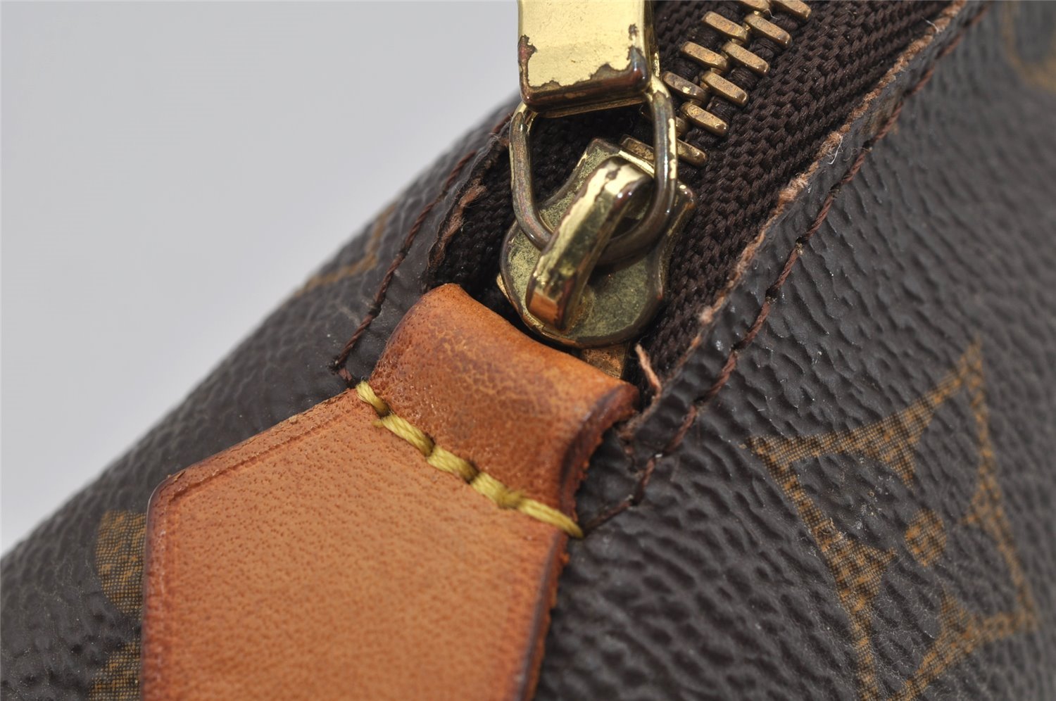 Authentic Louis Vuitton Monogram Pochette Cosmetic Pouch M47515 LV 1452J