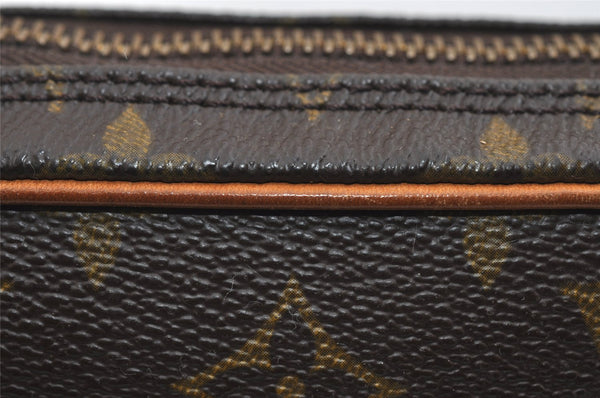 Authentic Louis Vuitton Monogram Marly Dragonne PM M51827 Clutch Hand Bag 1453I