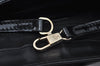 Authentic GUCCI Vintage Abbey Shoulder Tote Bag Enamel 189835 Black 1453J