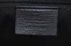 Authentic GUCCI Vintage Abbey Shoulder Tote Bag Enamel 189835 Black 1453J