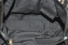 Authentic GUCCI Vintage Abbey Shoulder Tote Bag Enamel 189835 Black 1453J