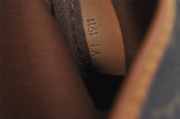 Authentic Louis Vuitton Monogram Saumur 30 Shoulder Cross Bag M42256 LV 1454I