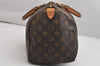 Authentic Louis Vuitton Monogram Speedy 30 Hand Boston Bag M41526 LV 1454K