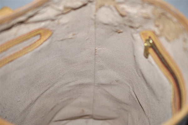 Authentic Louis Vuitton Monogram Bucket GM Shoulder Tote Bag M42236 Junk 1455I