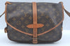 Authentic Louis Vuitton Monogram Saumur 30 Shoulder Cross Bag M42256 LV 1456I