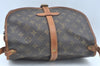 Authentic Louis Vuitton Monogram Saumur 30 Shoulder Cross Bag M42256 LV 1456I