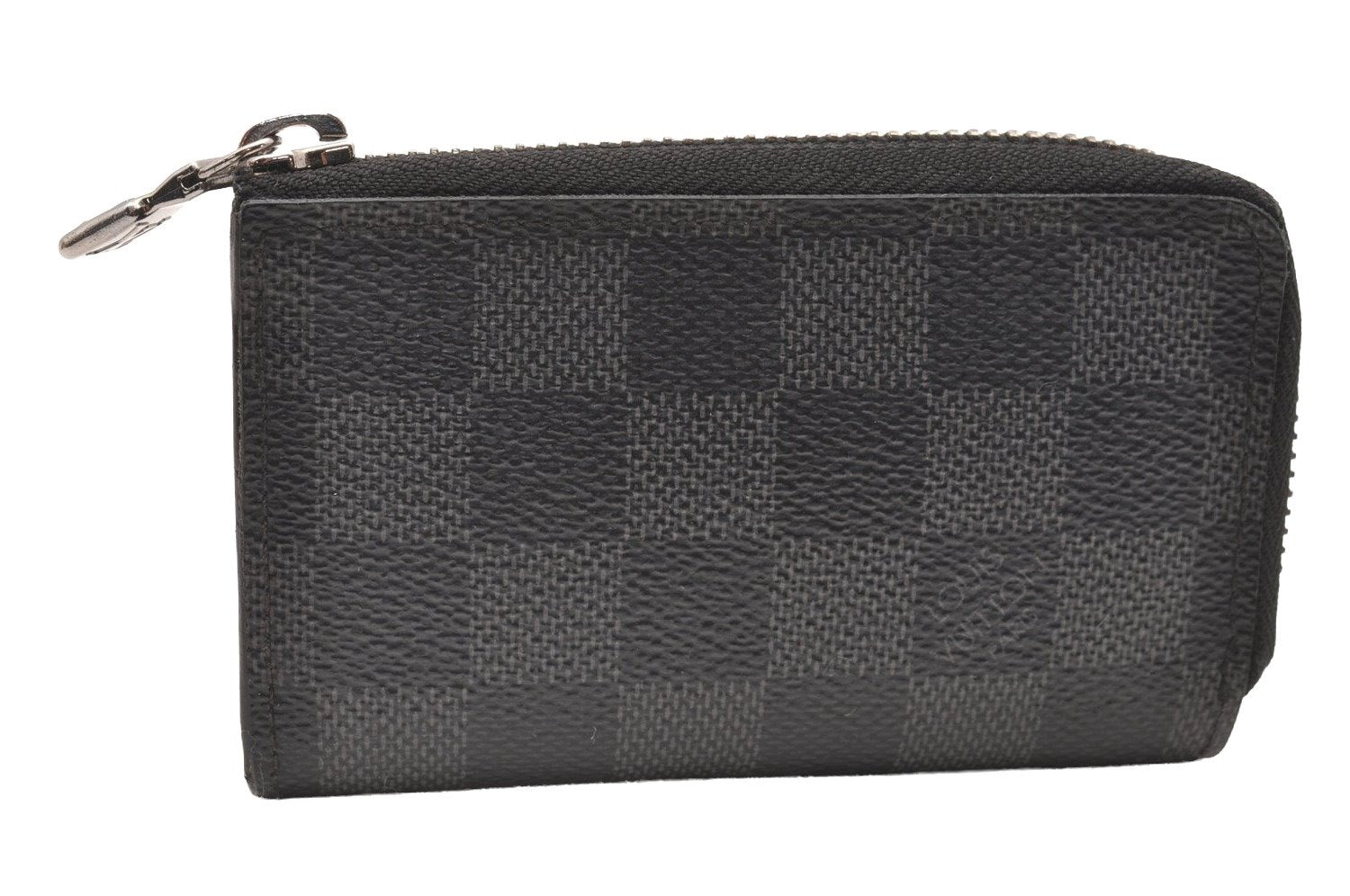 Authentic Louis Vuitton Damier Graphite Car Key Case M64410 LV 1456J