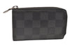 Authentic Louis Vuitton Damier Graphite Car Key Case M64410 LV 1456J
