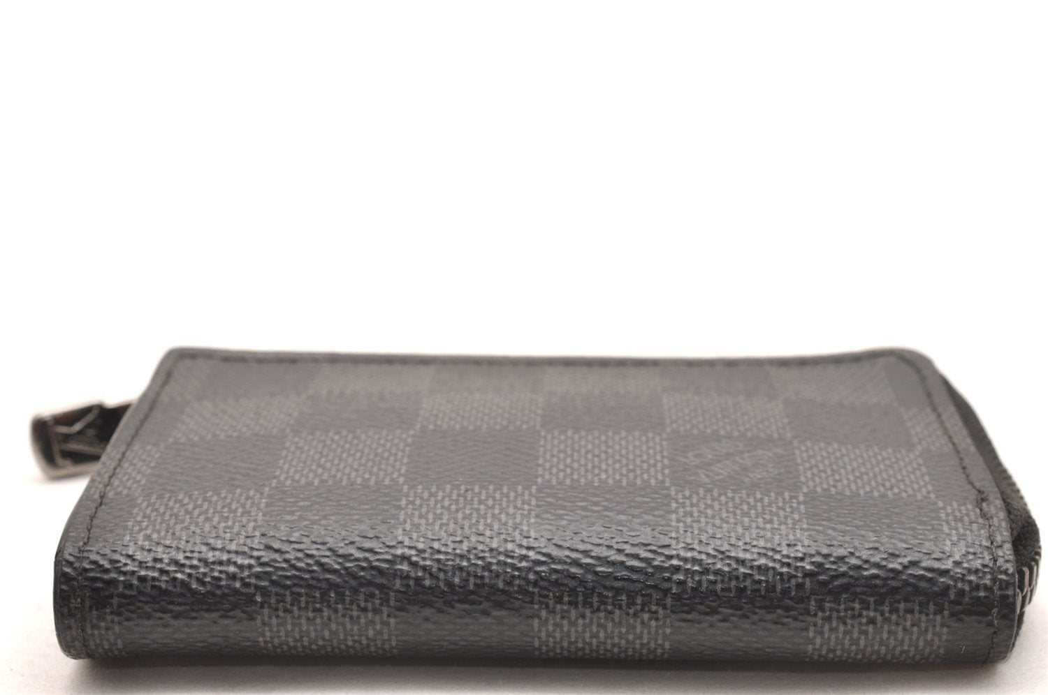 Authentic Louis Vuitton Damier Graphite Car Key Case M64410 LV 1456J