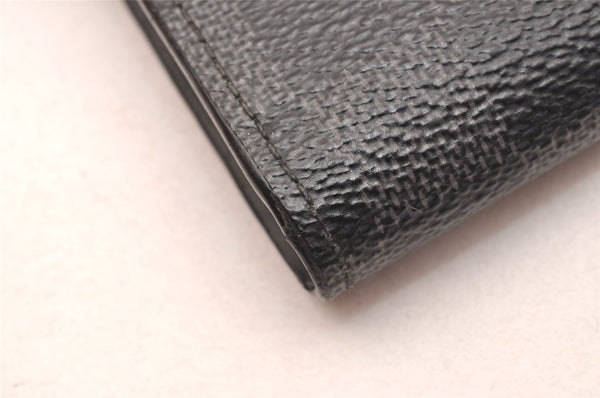 Authentic Louis Vuitton Damier Graphite Car Key Case M64410 LV 1456J