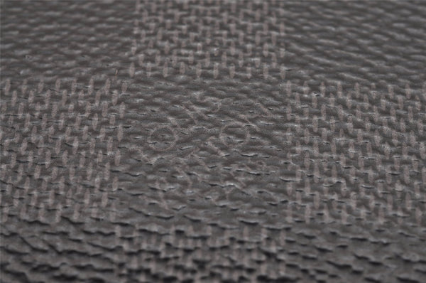 Authentic Louis Vuitton Damier Graphite Car Key Case M64410 LV 1456J