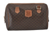Authentic CELINE Macadam Blason Pattern Clutch Bag PVC Leather Brown Junk 1456K
