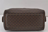 Authentic CELINE Macadam Blason Pattern Clutch Bag PVC Leather Brown Junk 1456K